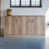 Corner Office Nell 3 Doors Credenza Sideboard Buffet
