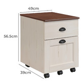 Corner Office Calsiper 2 Drawer Mobile Pedestal