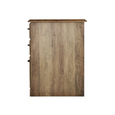 Corner Office Rustic Oak Dansea Executive Desk