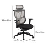Corner Office Fjord High Back Executive Chair
