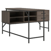 Corner Office Caleb L-Shaped Computer Desk
