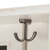Corner Office Antique White Aster 6 Shelf Hall Tree