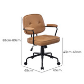 Corner Office Larisa Upholstered Office Chair
