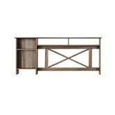 Corner Office Alexei 4 Shelf Desk Hutch