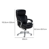 Corner Office Quentin Faux Leather Executive Chair