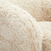 Corner Office Dancho Faux Sheepskin Swivel Armchair