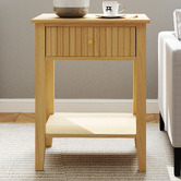 Corner Office Lana 1 Drawer Side Table