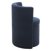 Corner Office Navy Benson Accent Chair