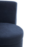 Corner Office Navy Benson Accent Chair