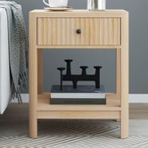 Corner Office Mikolaj 1 Drawer Bedside Table