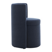 Corner Office Navy Benson Accent Chair