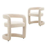 Corner Office Beige Christina Dining Chairs