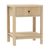 Corner Office Mikolaj 1 Drawer Bedside Table