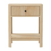 Corner Office Mikolaj 1 Drawer Bedside Table