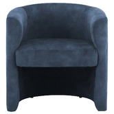 Corner Office Leilani Velvet Armchair