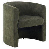 Corner Office Leilani Velvet Armchair