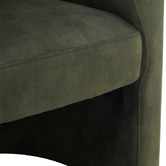 Corner Office Leilani Velvet Armchair