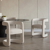 Corner Office Beige Christina Dining Chairs