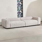 Corner Office Liwen 4 Seater Upholstered Modular Sofa