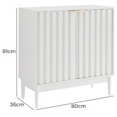 Corner Office Ansel 2 Door Cabinet