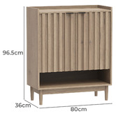 Corner Office Chaplin 2 Door Shoe Cabinet