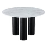 Corner Office 4 Seater Roan Marble Dining Table