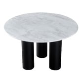 Corner Office 4 Seater Roan Marble Dining Table