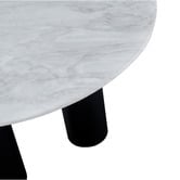 Corner Office 4 Seater Roan Marble Dining Table