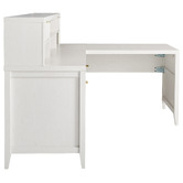 Corner Office Rylee L-Shaped Desk with Hutch