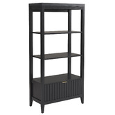 Corner Office Rylee Bookcase with Drawer