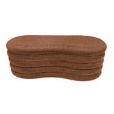 Corner Office Andres Boucle Storage Ottoman Bench