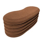 Corner Office Andres Boucle Storage Ottoman Bench