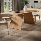 Corner Office Alder Dining Table
