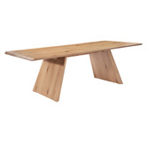 Corner Office Alder Dining Table