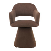 Corner Office Elowen Upholstered Swivel Dining Chair
