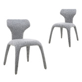 Corner Office Aurelia Boucle Dining Chairs