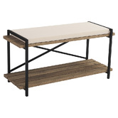 Corner Office Wynn Shoe Storage Bench