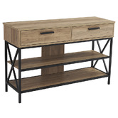 Corner Office Xyler 2 Drawer Console Table