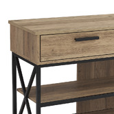 Corner Office Xyler 2 Drawer Console Table
