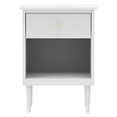 Corner Office Duke 1 Drawer Bedside Table