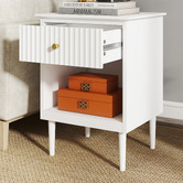 Corner Office Duke 1 Drawer Bedside Table