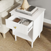 Corner Office Duke 1 Drawer Bedside Table