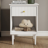 Corner Office Duke 1 Drawer Bedside Table