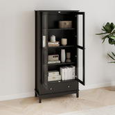 Corner Office Darius 2 Door Display Cabinet