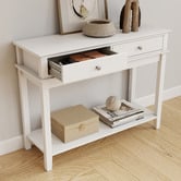 Corner Office Darius 2 Drawer Console Table