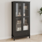 Corner Office Darius 2 Door Display Cabinet