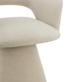 Corner Office Elowen Upholstered Swivel Dining Chair