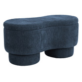 Corner Office Hayward Upholstered Storage Ottoman Bench