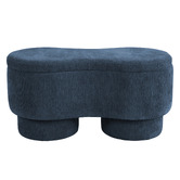 Corner Office Hayward Upholstered Storage Ottoman Bench
