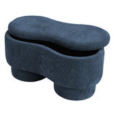 Corner Office Hayward Upholstered Storage Ottoman Bench